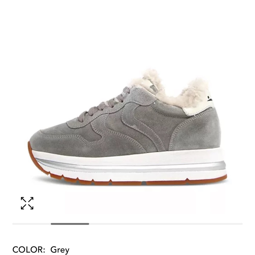 Voile Blanche Women's Maran Shearling Sneakers Sz 8 Retail $368